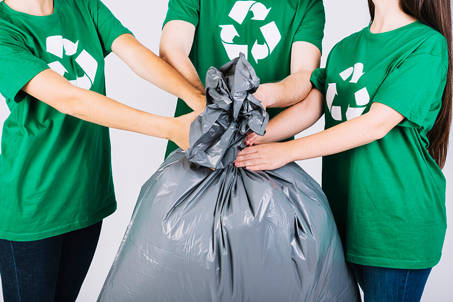 วิธีอนุรักษ์สิ่งแวดล้อม เลือกใช้ถุงขยะย่อยสลายได้